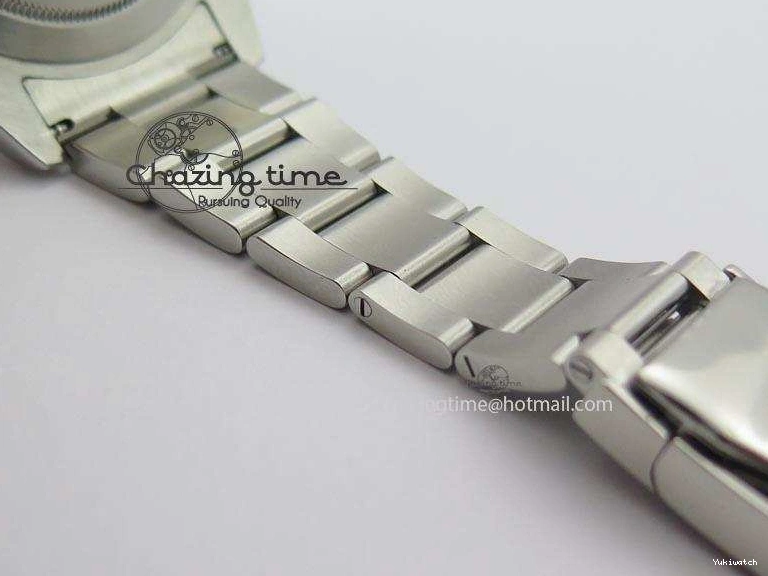Gray SS Dial A3136 Sliver On Sticks 41mm SS Bracelet Markers Datejust II 116334 1225